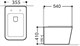 AQUANET Унитаз приставной Rimless Tavr 2.0 F LX-1908, белый AQUANET-243544 - фото 333911
