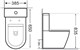 AQUANET Чаша напольного унитаза Rimless Cetus-C1 BL-102N-TPT, белый AQUANET-203342 - фото 333974