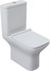AQUANET Чаша напольного унитаза Rimless Cube 2-C CL-12288, белый AQUANET-240208 - фото 334009