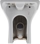 AQUANET Чаша напольного унитаза Rimless Cube 2-C CL-12288, белый AQUANET-240208 - фото 334014
