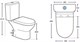 AQUANET Бачок для унитаза Ray-C-1 AQUANET-326012 - фото 334160