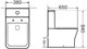 AQUANET Сливной бачок Cube-C-1 CL-12248B-1 AQUANET-210760 - фото 334249