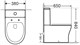 AQUANET Сливной бачок Roll-C-1 CL-12249B-1 AQUANET-210765 - фото 334278