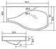 AQUANET Soprano Раковина полувстраиваемая ширина 95 см, белый AQUANET-169396 - фото 334390