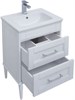 AQUANET Boston Раковина полувстраиваемая ширина 60 см, белый AQUANET-258285 - фото 334724