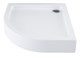 AQUANET GL180 Душевой поддон четверть круга размер 100x100 см, цвет белый AQUANET-265563 - фото 335738