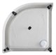 AQUANET GL180 Душевой поддон четверть круга размер 100x100 см, цвет белый AQUANET-265563 - фото 335739