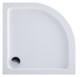 AQUANET GL180 Душевой поддон четверть круга размер 90x90 см, цвет белый AQUANET-265571 - фото 335797