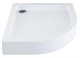 AQUANET GL180 Душевой поддон четверть круга размер 90x90 см, цвет белый AQUANET-265571 - фото 335800