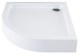 AQUANET GL180 Душевой поддон четверть круга размер 90x90 см, цвет белый AQUANET-265571 - фото 335802