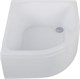AQUANET Optimal Душевой поддон четверть круга размер 90x90 см, цвет белый AQUANET-293357 - фото 335836