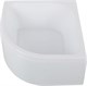 AQUANET Optimal Душевой поддон четверть круга размер 90x90 см, цвет белый AQUANET-293357 - фото 335842