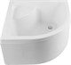 AQUANET Optimal Душевой поддон четверть круга размер 90x90 см, цвет белый AQUANET-293351 - фото 335850