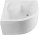 AQUANET Optimal Душевой поддон четверть круга размер 90x90 см, цвет белый AQUANET-293351 - фото 335851