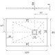 AQUANET Pleasure Душевой поддон прямоугольный размер 120x80 см, цвет черный AQUANET-258890 - фото 335908
