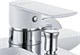 AQUANET Arctic Смеситель для ванны, цвет белый / хром AQUANET-216776 - фото 336044