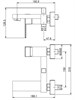 AQUANET Blanco Смеситель для ванны, цвет белый AQUANET-261818 - фото 336052