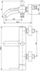 AQUANET Minima Смеситель для ванны, цвет хром AQUANET-261814 - фото 336066