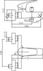 AQUANET Static Смеситель для ванны, цвет хром AQUANET-237442 - фото 336076