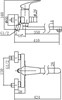 AQUANET Static Смеситель для ванны, цвет хром AQUANET-237445 - фото 336079