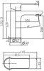 AQUANET Arctic Смеситель для раковины, цвет белый / хром AQUANET-216775 - фото 336134