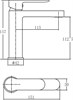 AQUANET Passion Смеситель для раковины, цвет черный AQUANET-243293 - фото 336162