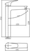 AQUANET Static Смеситель для раковины, цвет хром AQUANET-237444 - фото 336190