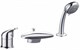 AQUANET Practic Смеситель на борт ванны, цвет хром AQUANET-216780 - фото 336205