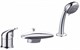 AQUANET Practic Смеситель на борт ванны, цвет хром AQUANET-216780 - фото 336206