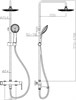 AQUANET Logic Душевая стойка, цвет белый / хром AQUANET-AF320-72-R-C - фото 336236