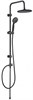 AQUANET Passion Душевая стойка, цвет черный AQUANET-AF300-70-R-B - фото 336244