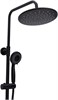 AQUANET Passion Душевая стойка, цвет черный AQUANET-AF300-72-R-B - фото 336260