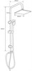 AQUANET Passion Душевая стойка, цвет черный AQUANET-AF300-70-S-B - фото 336280