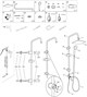 AQUANET Passion Душевая стойка, цвет черный AQUANET-AF300-70-S-B - фото 336283