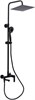 AQUANET Passion Душевая стойка, цвет черный AQUANET-AF300-72-S-B - фото 336292