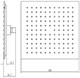 AQUANET Static Верхний душ квадратный Размер 25x25 см, цвет черный AQUANET-AF330-84-S250B - фото 336384