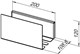 AQUANET Полка Магнум 20x12 черная матовая AQUANET-274190 - фото 336440
