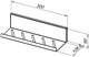 AQUANET Полка Магнум 30x8 белая матовая, открытая AQUANET-302236 - фото 336475