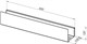 AQUANET Полка Магнум Н 60x12 черная матовая AQUANET-341532 - фото 336646
