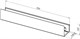 AQUANET Полка Магнум Н 70x12 черная матовая, с крючками AQUANET-341534 - фото 336660