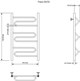 AQUANET Полотенцесушитель водяной Paolo 800x500, хром AQUANET-266733 - фото 336845