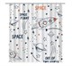 FIXSEN Штора для ванной Design Space (FX-2508) FX-2508 - фото 337056