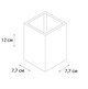 FIXSEN Стакан для зубных щеток Blanco (FX-201-3) FX-201-3 - фото 337172