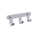 FIXSEN Планка 3 крючка PRACTICA, хром (FX-805-3) FX-805-3 - фото 337344