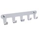 FIXSEN Планка 5 крючков PRACTICA, хром (FX-805-5) FX-805-5 - фото 337350