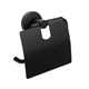 FIXSEN Бумагодержатель с крышкой черный  Comfort  Black (FX-86010) FX-86010 - фото 337743