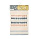 FIXSEN Коврик для ванной 1-ый  LOTUS, mix (розовый+синий+белый+серый), 50х80см (FX-8030W) FX-8030W - фото 337818