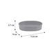 FIXSEN Мыльница ROUND GRAY (FX-453-4) FX-453-4 - фото 338269