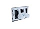 AQUATEK Панель смыва белая для INSP-0000001 Pneumo S (клавиши квадрат) PNS-0000001 - фото 338315