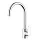 AQUATEK AQ1882CR НИКА Смеситель для кухни (полукруглый излив), хром AQ1882CR - фото 338524
